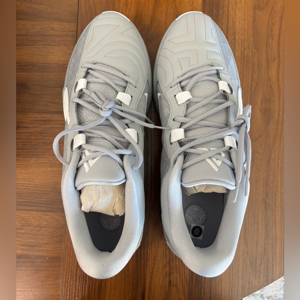 NEW Men's Size 14 Nike Zoom Freak 5 TB Wolf Grey White Basketball Giannis Shoes - Picture 3 of 12